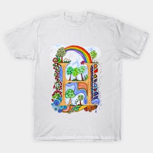 H - an illuminated letter T-Shirt